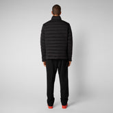 Men's Ari Stretch Puffer Jacket in Black | Save The Duck