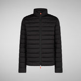 Men's Ari Stretch Animal free Puffer Jacket in Black | Save The Duck