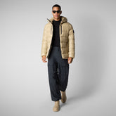 Men's animal free Puffer jacket maxime in wood beige - View all Men | Save The Duck