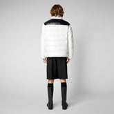 Men's Mitch Puffer Jacket in Off White - Best Sellers | Save The Duck
