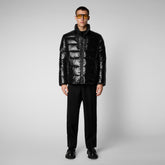 Men's Mitch Puffer Jacket in Black - Men's Collection | Save The Duck