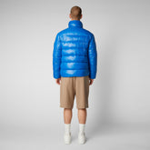 Men's Mitch Puffer Jacket in Blue Berry - Men's LUCK Collection | Save The Duck