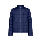 Men's Stalis Puffer Jacket with Faux Fur Lining in Eclipse Blue | Save The Duck