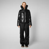 Women's Moma Puffer Jacket in Black | Save The Duck