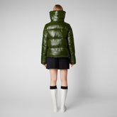 Women's Moma Puffer Jacket in Pine Green | Save The Duck