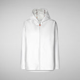 Women's Dawa Rain Jacket in White | Save The Duck