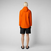 Women's Dawa Rain Jacket in Amber Orange - All Save The Duck Products | Save The Duck
