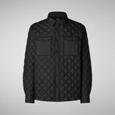 Men's Ozzie Puffer Jacket in Rainy Beige | Save The Duck