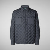Men's Ozzie Puffer Jacket in Black | Save The Duck