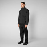 Men's Halim Jacket in Black - Raincoats & Windbreakers for Men | Save The Duck
