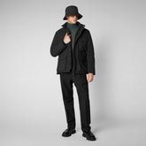 Men's Halim Jacket in Black - Men's Raincoats | Save The Duck