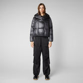 Women's Ishya Puffer Jacket in Black - Icons Collection | Save The Duck