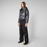 Women's Ishya Puffer Jacket in Black | Save The Duck