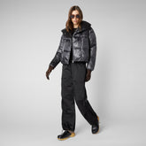 Women's Ishya Puffer Jacket in Black - GLAM Collection | Save The Duck
