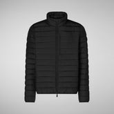 Man's Erion Puffer Jacket in Black | Save The Duck