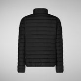 Man's Erion Puffer Jacket in Black | Save The Duck