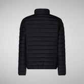 Man's Erion Puffer Jacket in Blue Black | Save The Duck