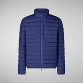 Men's Erion Puffer Jacket in Eclipse Blue | Save The Duck