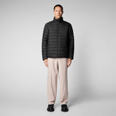Men's Erion Puffer Jacket in Black - MITO Collection | Save The Duck