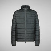 Men's Erion Puffer Jacket in Off White | Save The Duck