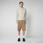 Men's Cole Puffer Jacket in Rainy Beige - Men's Icons | Save The Duck