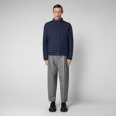 Men's Cole Puffer Jacket in Navy Blue - Men's Sale | Save The Duck