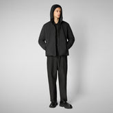 Men's Hooded Jacket Obione in Black - Men's Jackets | Save The Duck