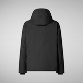 Men's Hooded Jacket Obione in Black | Save The Duck