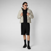 Men's Taxus Jacket in Rainy Beige - Mens Icons Collection | Save The Duck