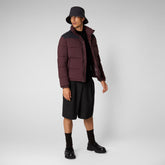 Men's Taxus Jacket in Burgundy Black - COFY Collection | Save The Duck