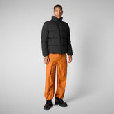 Men's animal free Puffer jacket taxus in black - Mens' Fashion Collection | Save The Duck