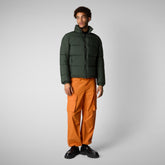 Men's animal free Puffer taxus in land green - Mens' Fashion Collection | Save The Duck