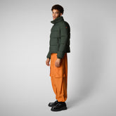 Men's animal free Puffer taxus in land green - Mens' Fashion Collection | Save The Duck