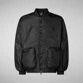 Unisex Usher Bomber Jacket in Black | Save The Duck