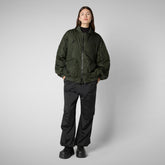 Unisex Usher Bomber Jacket in Pine Green - Jacket Collection | Save The Duck