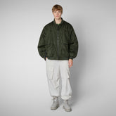 Unisex Usher Bomber Jacket in Pine Green - Jacket Collection | Save The Duck