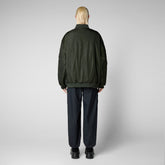 Unisex Usher Bomber Jacket in Pine Green | Save The Duck