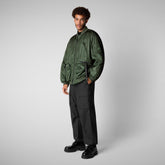 Unisex Usher Bomber Jacket in Thyme Green - Men's Jackets | Save The Duck