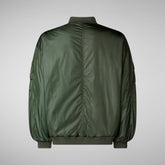 Unisex Usher Bomber Jacket in Thyme Green | Save The Duck