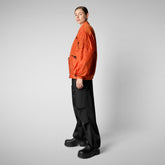 Unisex Usher Bomber Jacket in Maple Orange - COLORS | Save The Duck