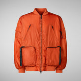 Unisex Usher Bomber Jacket in Maple Orange | Save The Duck