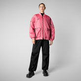 Unisex Usher Bomber Jacket in Bloom Pink - Men's Jackets | Save The Duck