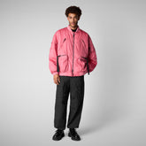 Unisex Usher Bomber Jacket in Bloom Pink - Men's Jackets | Save The Duck