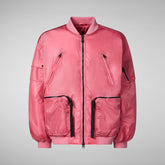 Unisex Usher Bomber Jacket in Bloom Pink | Save The Duck