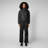 Women's Musa Hooded Puffer Jacket in Black - Best Sellers | Save The Duck