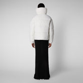 Women's Hina Puffer Jacket in Off White - COFY Collection | Save The Duck
