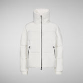 Women's Hina Puffer Jacket in Off White | Save The Duck
