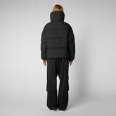 Women's Hina Puffer Jacket in Black - COFY Collection | Save The Duck