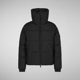 Women's Hina Puffer Jacket in Black | Save The Duck