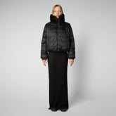 Women's Jeon Reversible Faux Fur Jacket in Black - Women's Faux Fur Jackets | Save The Duck